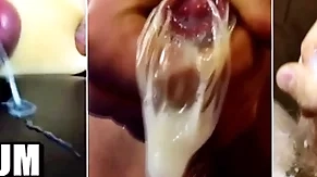 25 hot cumshots! the best selection of my sperm 2022 (1 part)