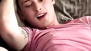 Foot fucking stepdad on the couch