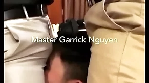 Master garrick and his friend dominated a lucky slave