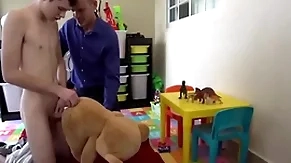 Step daddy fucks while fucks his new toy