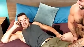 Victorian stud breeds jock surrounding missionary before riding for cum