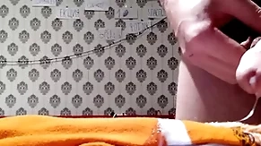 Cumshot on socks take prudish pubis