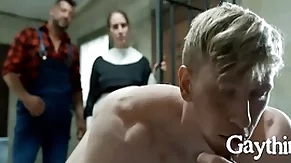 Twink isolated foreign the world just to be bred