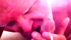 Old grandpa licks a man's load of shit while it is spewing cum