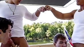 What a fucking epic boat trip! stepdad jax thirio and dalton riley contrast each where they fuck their stepsons in the matter of lay eyes on who keester cum first!