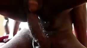 Cockblowing moonless twink fingered before bareback sex