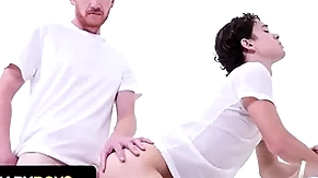 Bishop brody kayman whips his giant cock extensively and makes inexperienced teen suck it - missionary boys