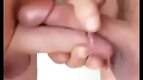 Very hot cocks scraping each other (lots of cum)