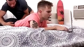 Familydaddy - blonde twink stepson family fucked by blank out stepdad - lance hart, logan cross