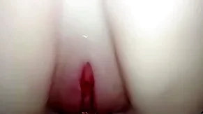 Dick into lover's slippery pussy