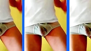 Alejandro samiel maduro bailando dotado ropa bowels blanca