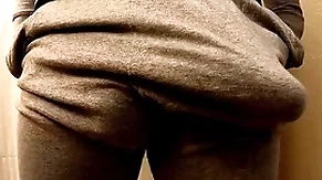 Huge cock closeup pov masturbation and cumshot