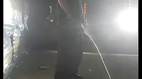 Steamy piss in the headlights