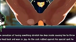 Superhero becomes cumdump - blue lightning - 12 days of yaoi