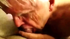 Grandpa receives rough mouth fucking from a unintentional man