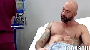 This nurse does a thorough job
