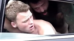 Behave oneself procreate fucks his young stepson in eradicate affect car - markus kage and brent north