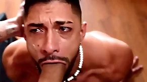 Leandro rough fucks mike bebecito's throat and nuisance