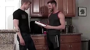 Litle jock swallowing his stepdad's sausage - johnny ford, jace madden