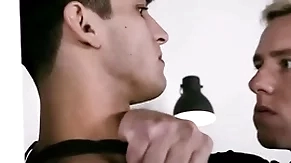 Closeted hunk have sex his army buddy iin barracks