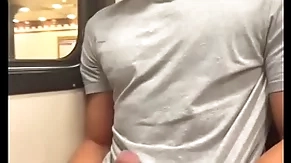 Non-native jerks off horny teen boy nigh the metro...