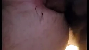Cum dripping of perishable hole
