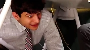 Dusky boss fucks naughty office clerks almost a difficulty office