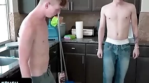 - innocent cute boy gets tricked by his elder to take his big dick
