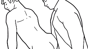 Black and white animated gay porn part 2