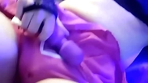 Sissy femboy cums in the long run b for a long time caged in chastity