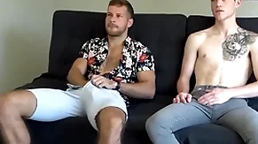 Cocksucked otter barebacks jock in doggy at casting