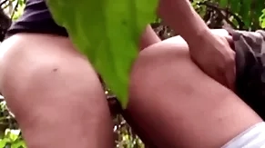 Brazilian men shafting on the são paulo trail