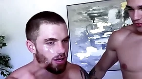 Huge cock jayden marcos fucks with the addition of drops a huge facial on soft redhead dustin hazel
