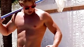 Hot power bottom wants all 9 inches be fitting of muscle micky's thick smart cock!