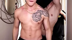 Fuck me, bro! gym bros hook hither on set!