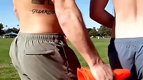 (brysen) rips (rowan) tight asshole while standing or sitting until he splatters his cum on along to drawer - sean cody
