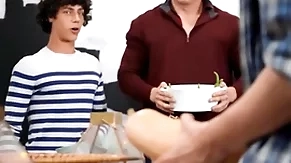 Thanksgiving r?le of party has turned into a dick orgy with nate grimes his friends - hard up persons
