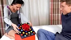 Hermaphroditical fuckers drill nympho slut in threesome fuck