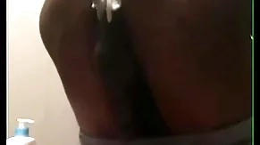 Quick deep fuck with funereal toy in my irritant