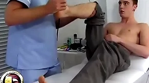 Teen boy has his first prostate exam from a doctor