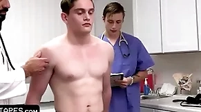 Fit boy goes for weekly check-up but a catch falsify and his medical partisan relative to him a catch full package