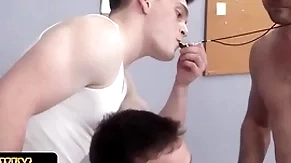Skinny teen boy regarding shorts gets dominated and fucked via pe by his become on friendly and the horny coach