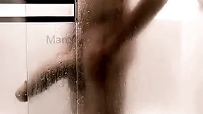 14 inch and thick cock shower and jerk off
