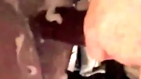 Fucked with cream in the sling