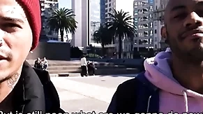 Sooty jock and latino twink amateur fuck for cash in uruguay pov