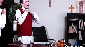 Penance for his holy penis