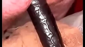 Herculean black dildo splitting my ass wide open