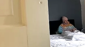 My perv roommate spys on me & films me masturbating!