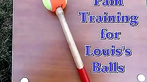 Beach ballpain training be fitting of my balls