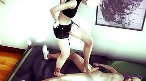 Yaoi Femboy - Alan is a naugthy cat boy plays with his hands and feet - Japanese asian manga anime 3D sissy gay porn